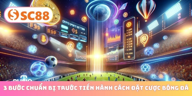 3 bước chuẩn bị trước tiến hành cách đặt cược bóng đá