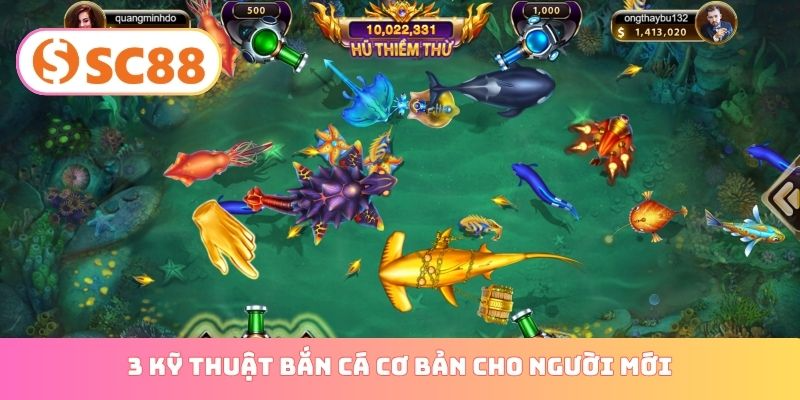 3 kỹ thuật bắn cá cơ bản cho người mới