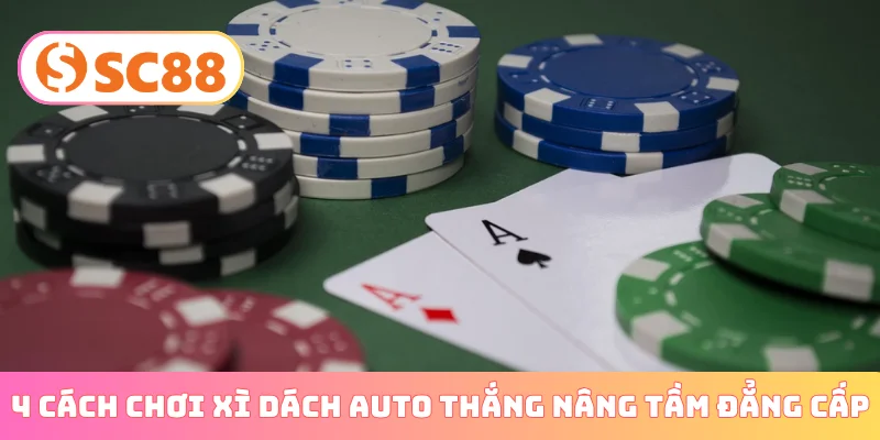 4 cách chơi xì dách auto thắng nâng tầm đẳng cấp