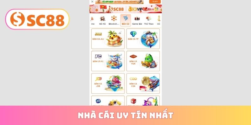 nhà cái uy tín nhất