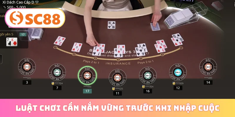 Luật chơi cần nắm vững trước khi nhập cuộc